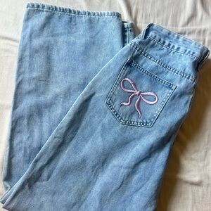 Light wash jeans, brand new.